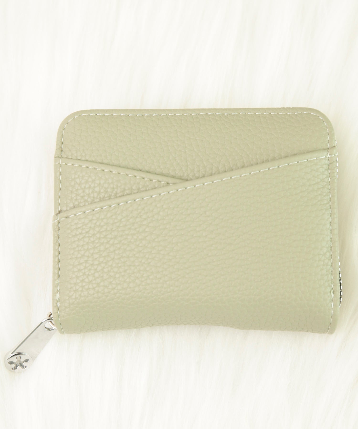 PUレザーじゃばらカードケース コインケース ミニ財布 大容量mlxj01202501 グリーン