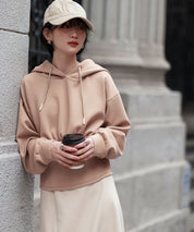 ハイウエスト切り替えガーリーポンチパーカーsdp0006 ベージュ