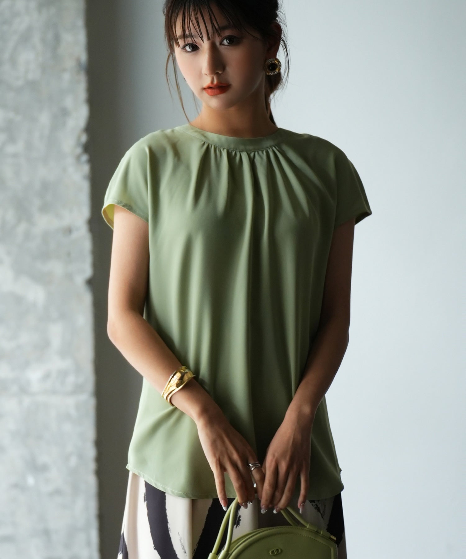 前後2wayフレンチスリーブブラウスsdp0059-102-37