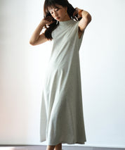 前後2wayフレアロングワンピースsdp0060 グレー