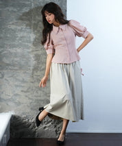 パワーショルダースタイルアップブラウスsdp0061 ピンク