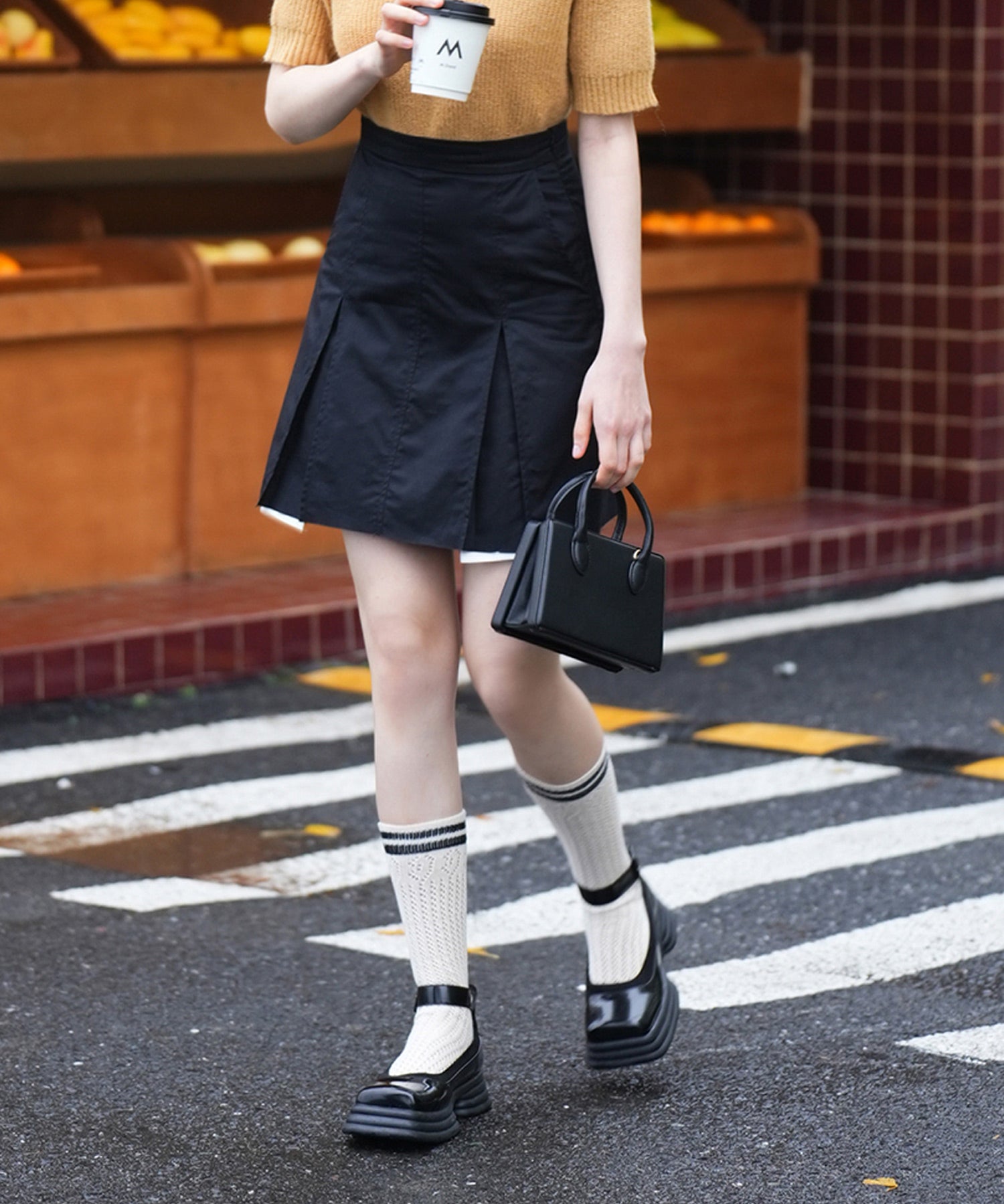 ペチパン付きヘムシャツミニスカートsdp0081b-102-8