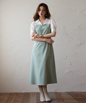 ドッキングビスチェロング丈ワンピースsdp0084 グリーン