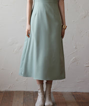 ドッキングビスチェロング丈ワンピースsdp0084 グリーン