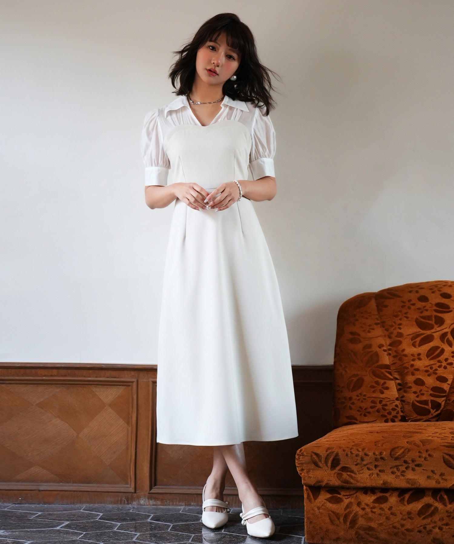 ドッキングビスチェロング丈ワンピースsdp0084-102-38