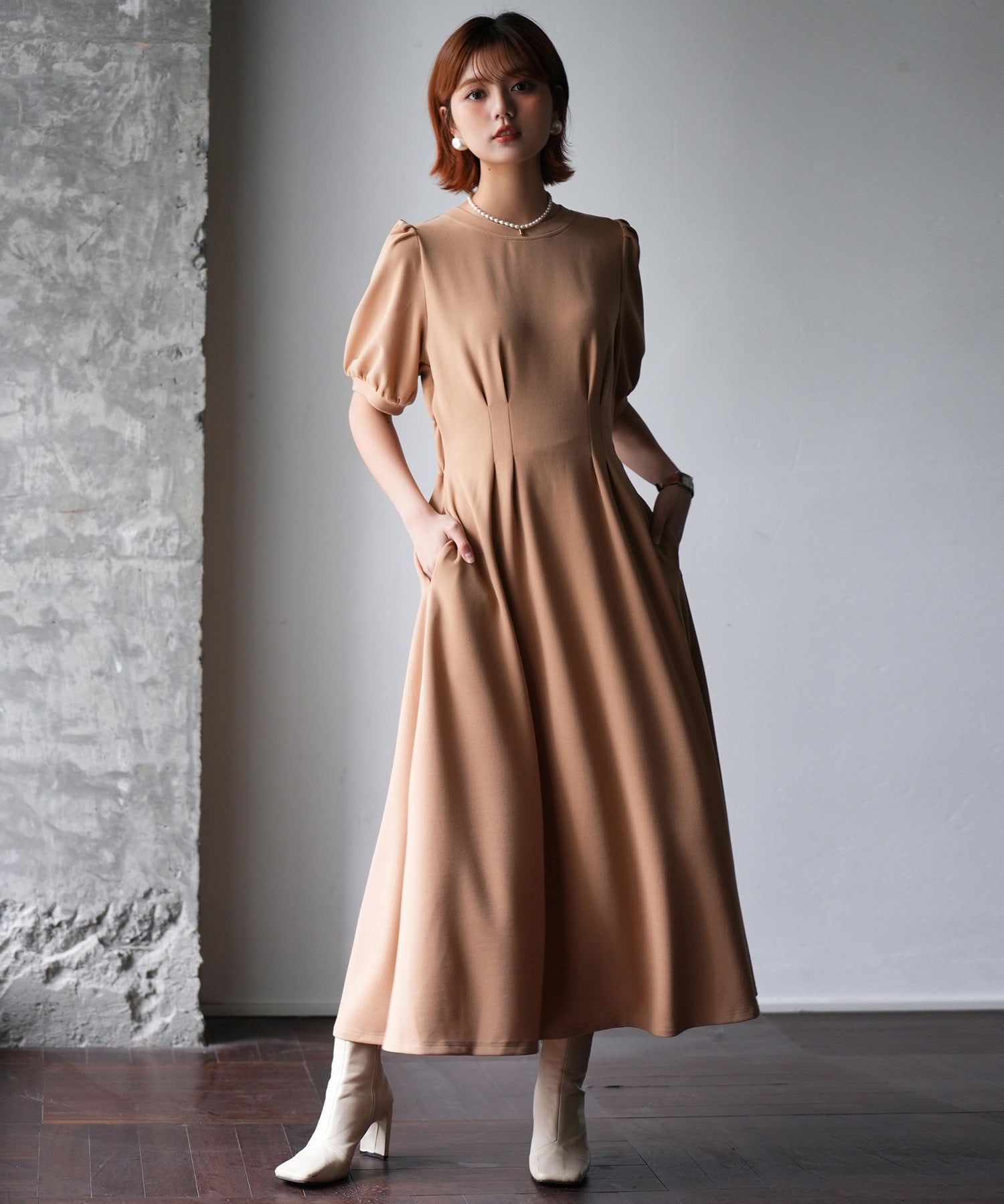 楽ちんカットソーロングワンピースsdp0086-102-14