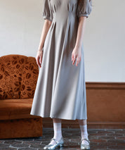 楽ちんカットソーロングワンピースsdp0086 グレー