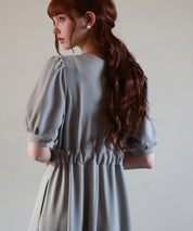 楽ちんカットソーロングワンピースsdp0086 グレー