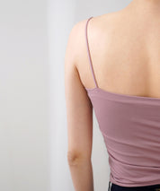 カップ付きスクエアネックキャミソールsdp0092 ピンク