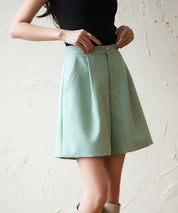 裏地付きハイウエストショートパンツsdp0096-102-35