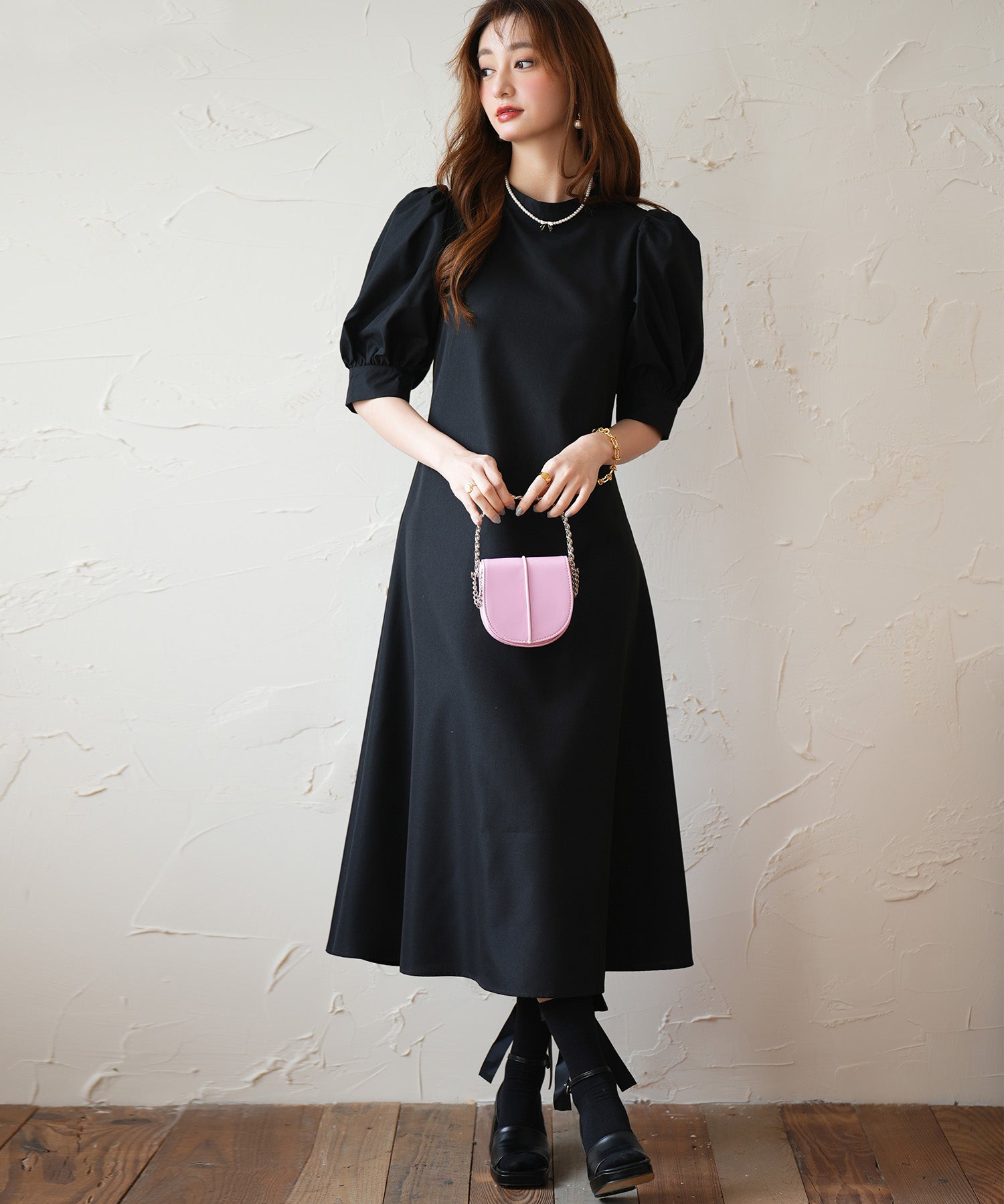 パフスリーブワンピースsdp0098-102-8