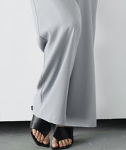 とろみ素材ウエスト総ゴムワイドパンツsdp0102 グレー