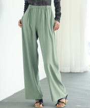 とろみ素材ウエスト総ゴムワイドパンツsdp0102-102-35