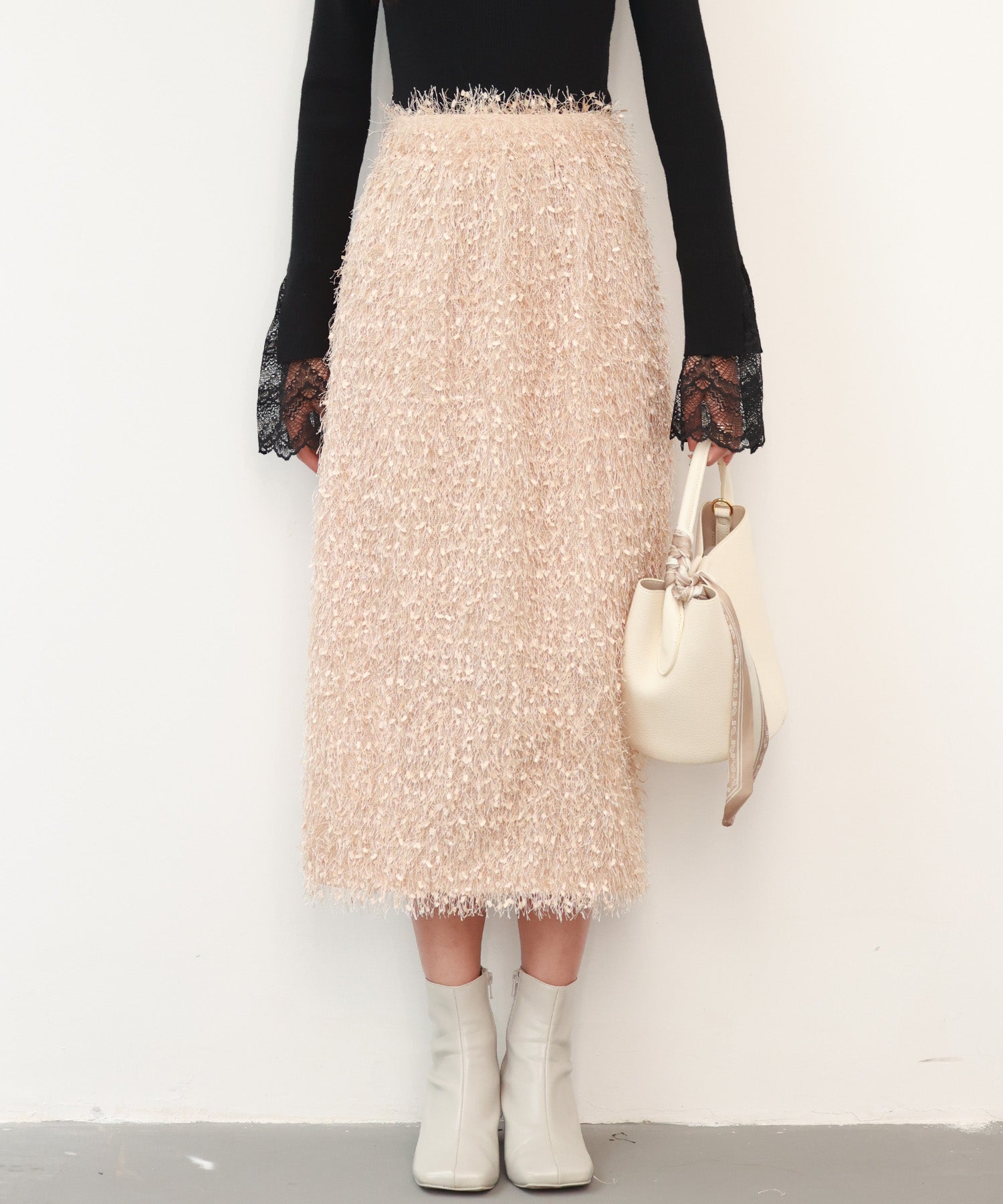 ふわふわシャギーナロースカートsdp0134-102-14