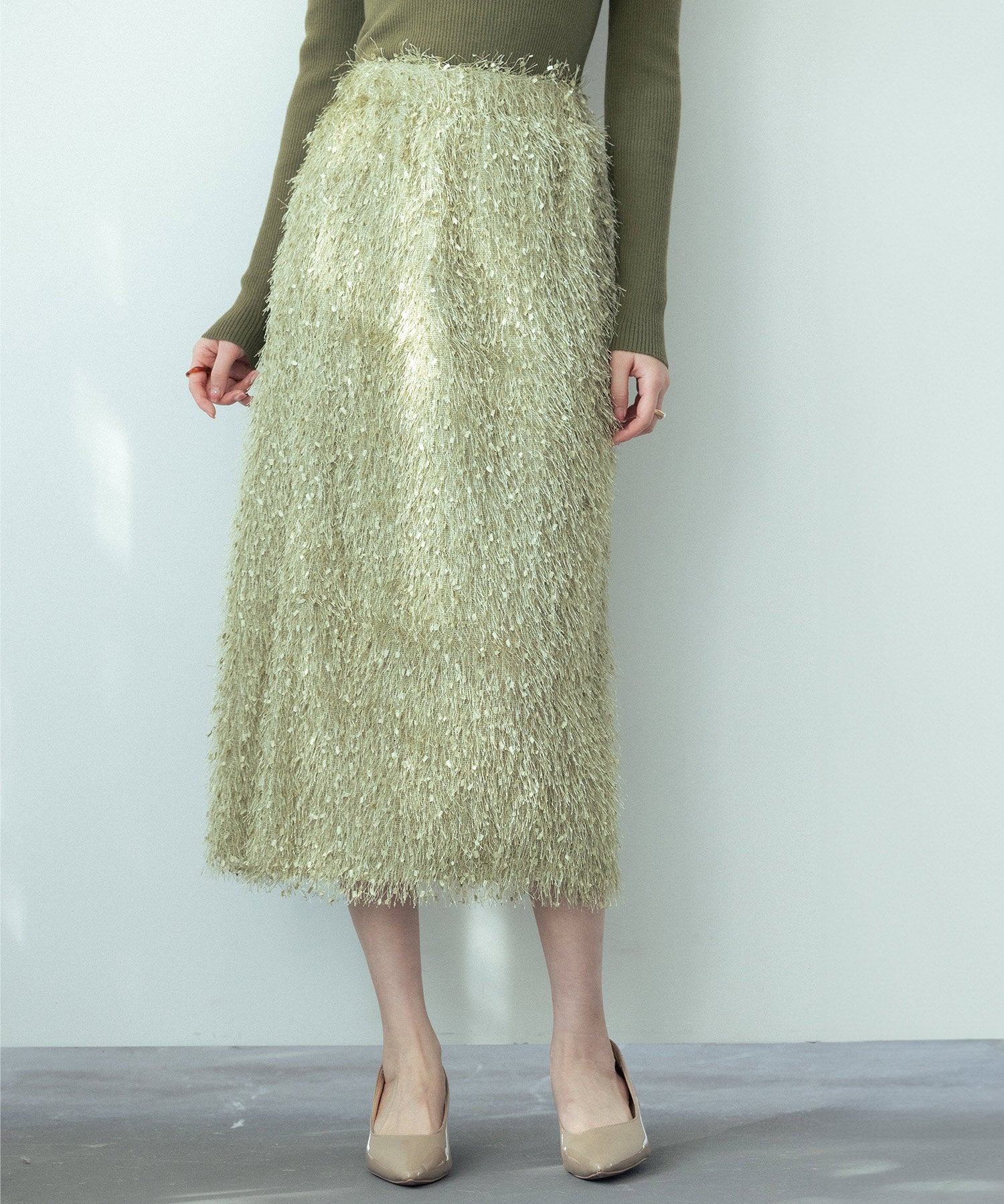 ふわふわシャギーナロースカートsdp0134-102-35