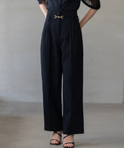 【生地リニューアル】スカラップハイウエストパンツsdp0172b-102-8