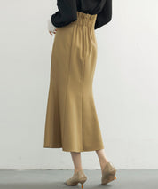 ハイウエストマーメイドスカートsdp0197 ブラウン