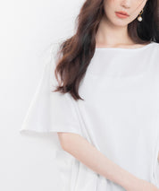 ボートネックカットソーTシャツsdp0198 ホワイト