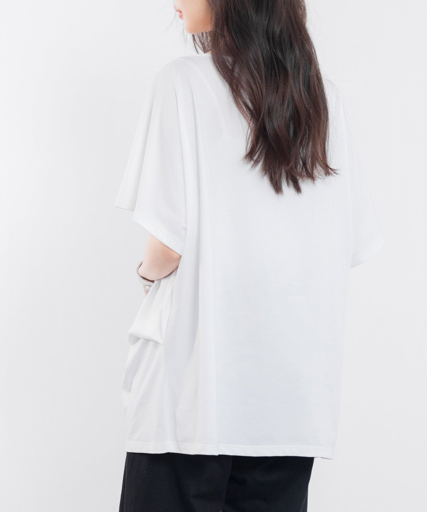 ボートネックカットソーTシャツsdp0198 ホワイト