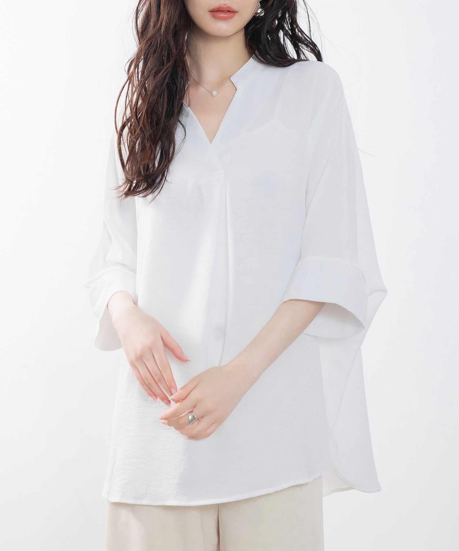 体型カバードルマンスリーブブラウスsdp0215-103-1