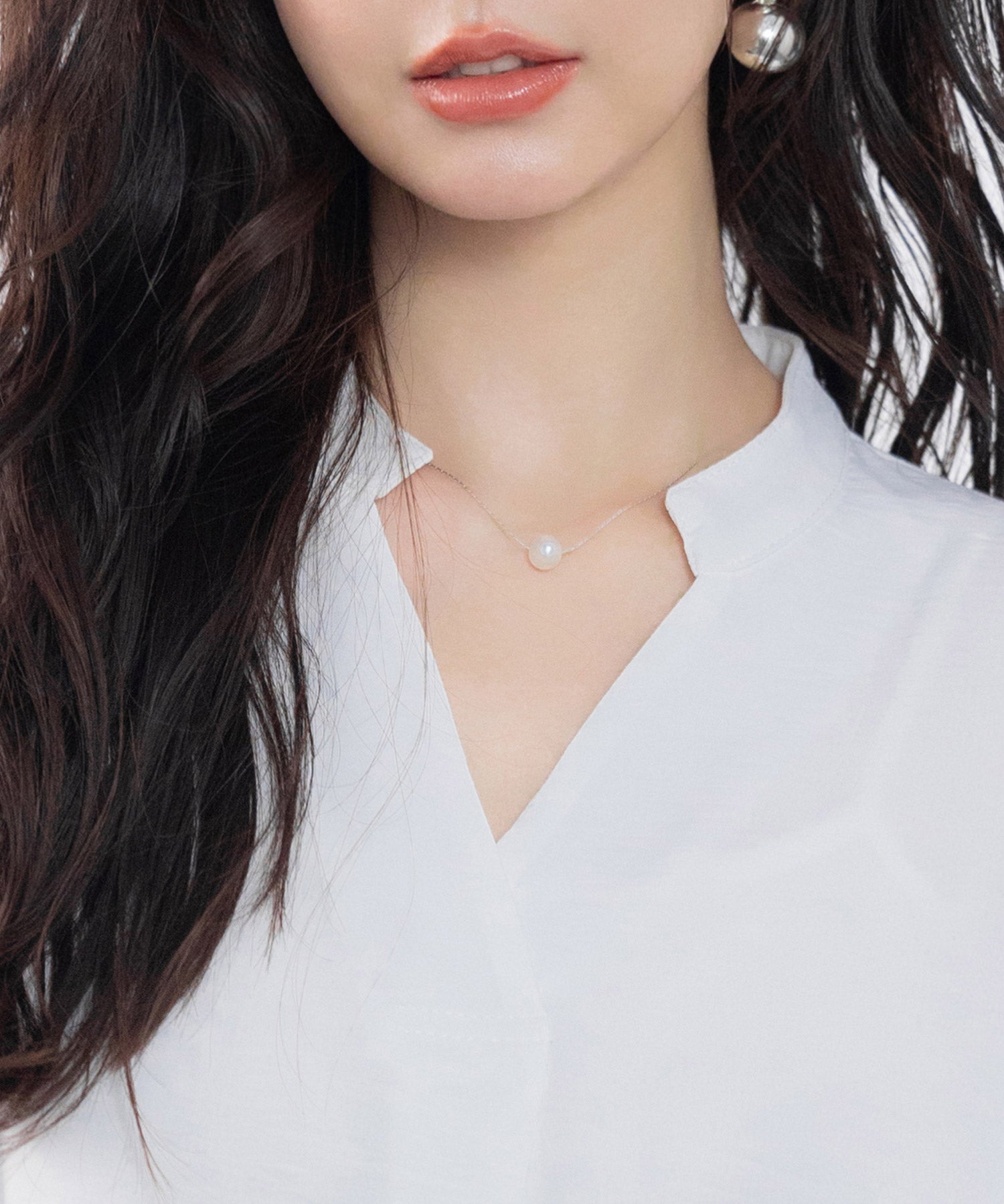 体型カバードルマンスリーブブラウスsdp0215 ホワイト