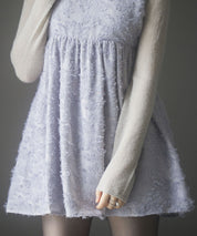 フラワーモチーフキャミトップスsdp0223 グレー