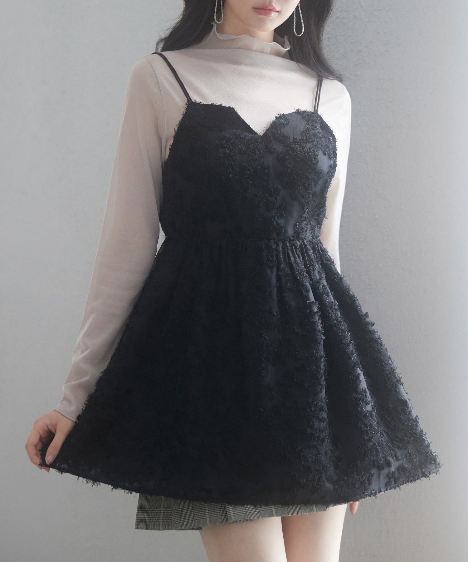 フラワーモチーフキャミトップスsdp0223-103-8