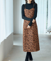 ジャガード生地バックスリットキャミワンピースsdp0230-102-10