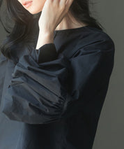 前後2wayポワンスリーブブラウスsdp0231 ブラック