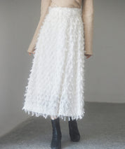 カットジャガード素材フレアスカートsdp0235-102-38