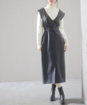 前後2wayベルト付きジャンパースカートsdp0238-103-365