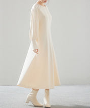 前後2way裏起毛カットソーワンピースsdp0240 アイボリー