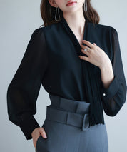 2wayプリーツリボンシフォンブラウスsdp0251-102-8