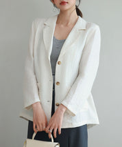 フロントポケットテーラードジャケットsdp0257 アイボリー