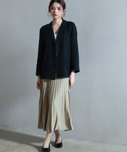 フロントポケットテーラードジャケットsdp0257 ブラック