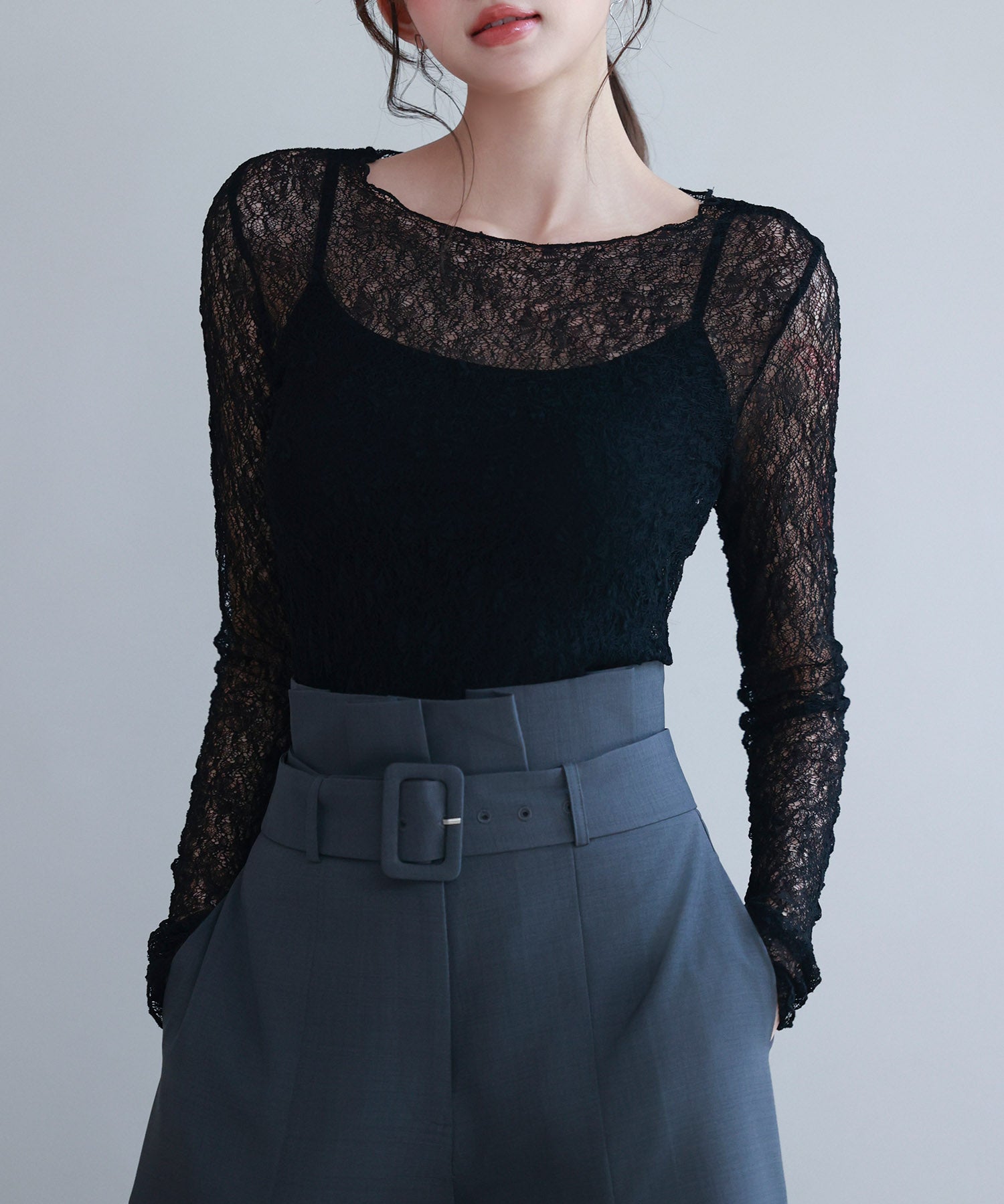 キャミソールとレーストップス2点セットsdp0259-102-8