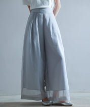 フロントタックシアーワイドパンツsdp0264-102-3