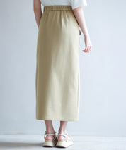 ハイウエストロング丈タイトスカートsdp0265 ライトブラウン