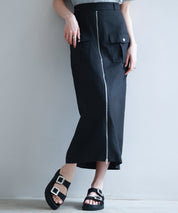 ハイウエストロング丈タイトスカートsdp0265 ブラック