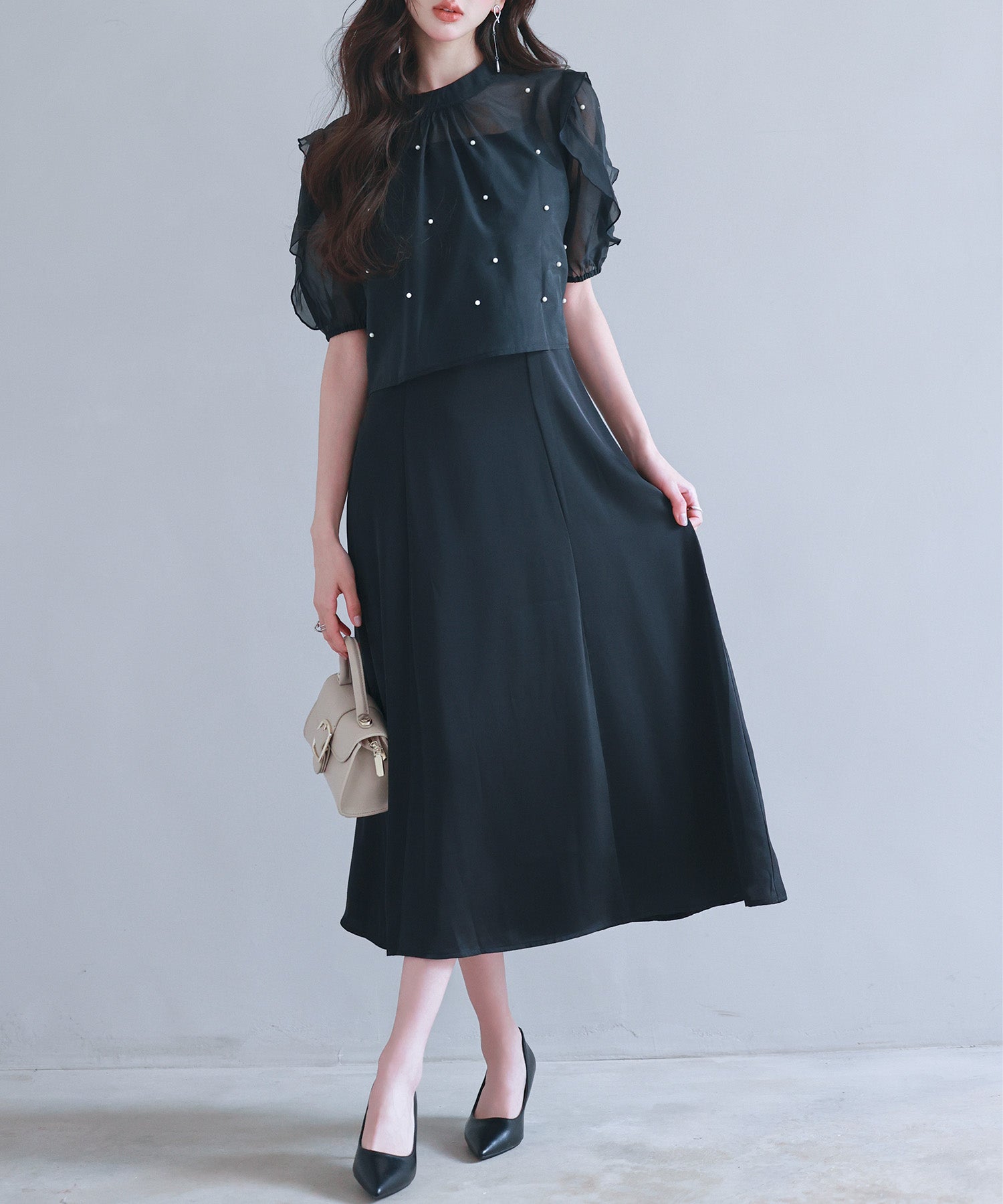 【前後2way】キャミワンピースとブラウス2点セットsdp0273-102-8