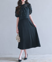 【前後2way】キャミワンピースとブラウス2点セットsdp0273-102-8