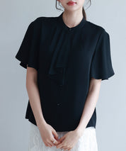 ボウタイネックフレアスリーブブラウスsdp0276-102-8