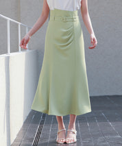 ベルト付きタックドレープスカートsdp0277-102-35