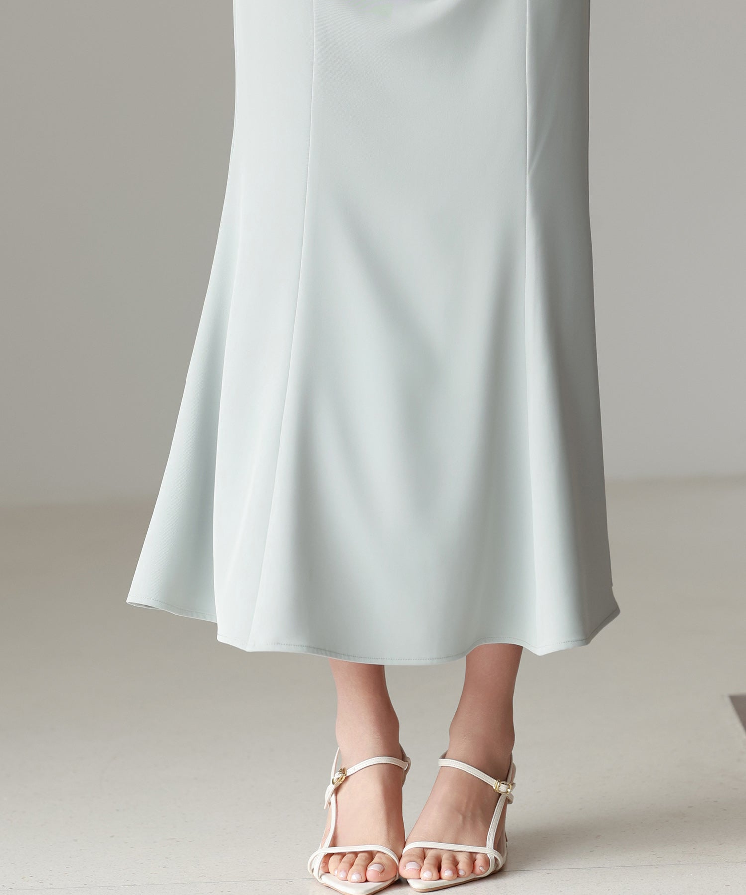 ベルト付きタックドレープスカートsdp0277 ミント