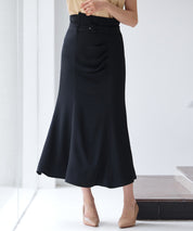 ベルト付きタックドレープスカートsdp0277-102-8