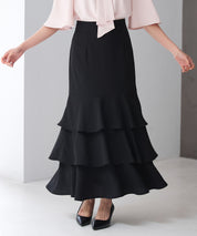 フリルティアードロング丈スカートsdp0283-102-8