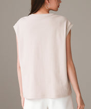 【コットン100%】ロゴプリントカットソーsdp0285 ベージュ