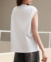 【コットン100%】ロゴプリントカットソーsdp0285 ホワイト