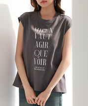 【コットン100%】ロゴプリントカットソーsdp0285-103-365