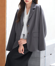 とろみ生地ボウタイブラウスsdp0286 ホワイト